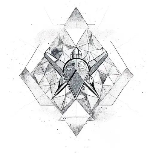 Star Trek Insignia Surrounded By Constellations