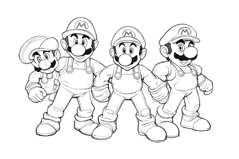 Mario Bros Characters