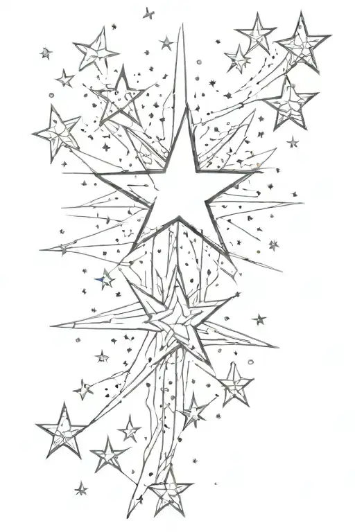 Phrase My Most Beautiful Star Is You On The Spine With Stars Around