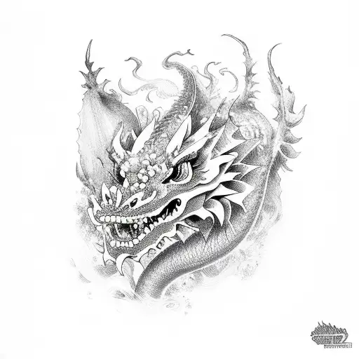 Dragon Con Flores De Cerezos