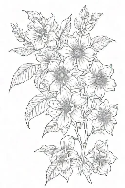 January November And April Birth Month Flowers