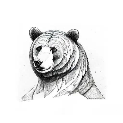 Two Bear Claw Thumbs Making A Promise