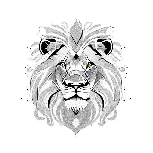 Lion Design For Three Brothers