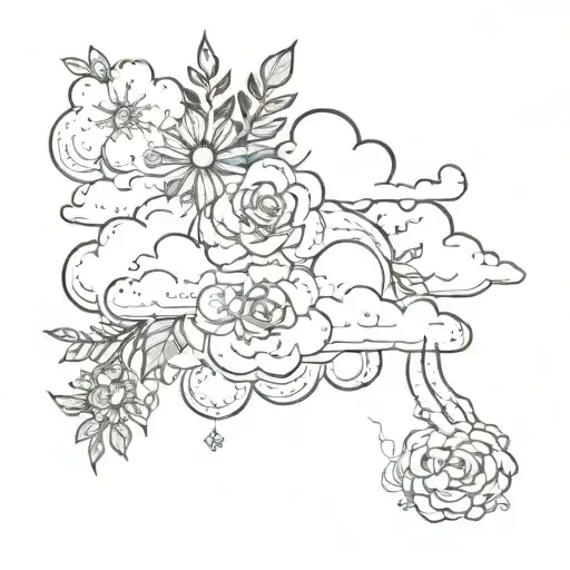 Cloud And Flower