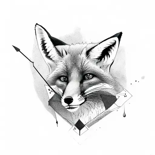 A Fox Whose Head Has Been Pierced By An Arrow