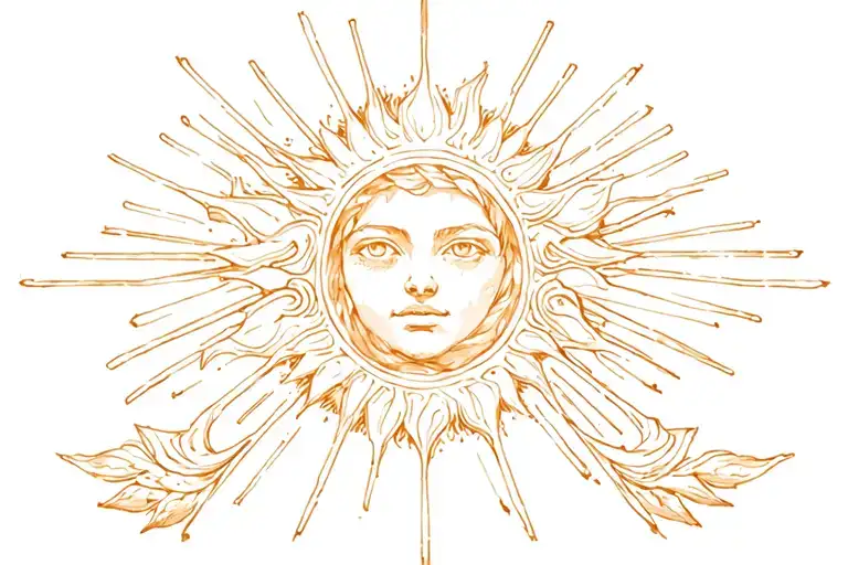 Ornemental With Sun Rays