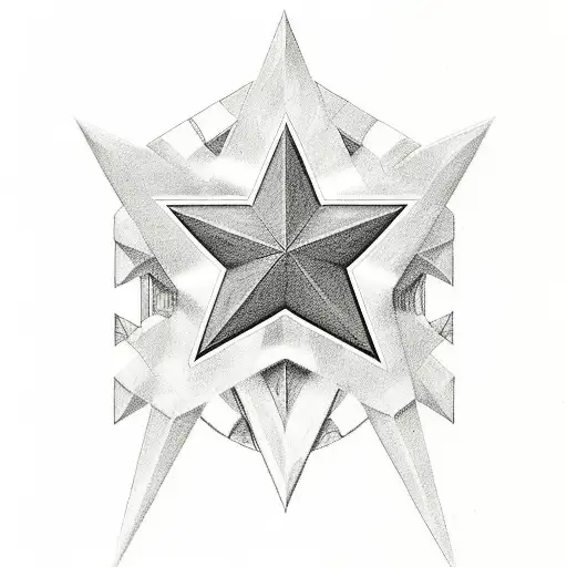 Us Army Star With 1986-2014 In Roman Numerals Under It