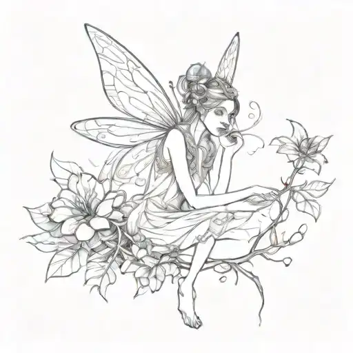 Fairy With Dragonfly