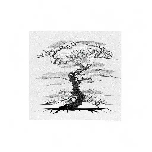 Black Red Samurai Tree Raven Timeouts