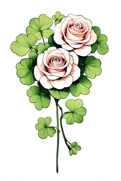 Shamrock And Roses
