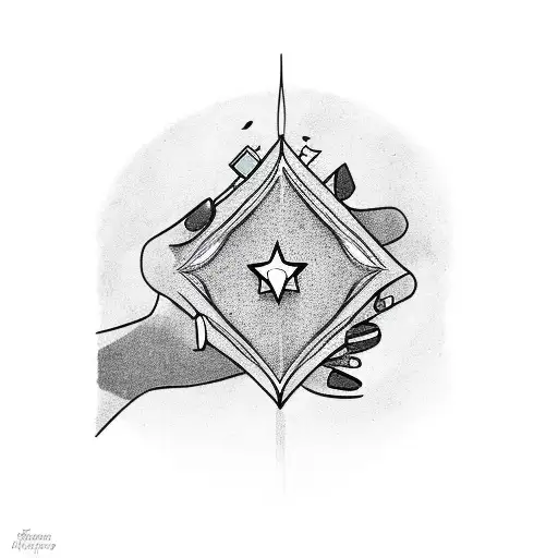 Person Holding A Star