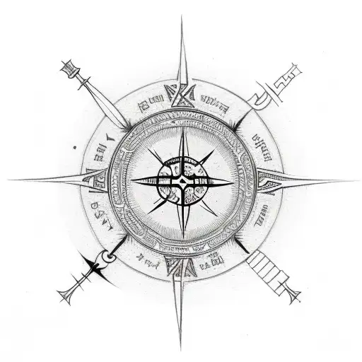 Runic Compass Vegvisir