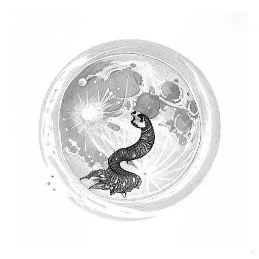 Moon With Selenophile Written