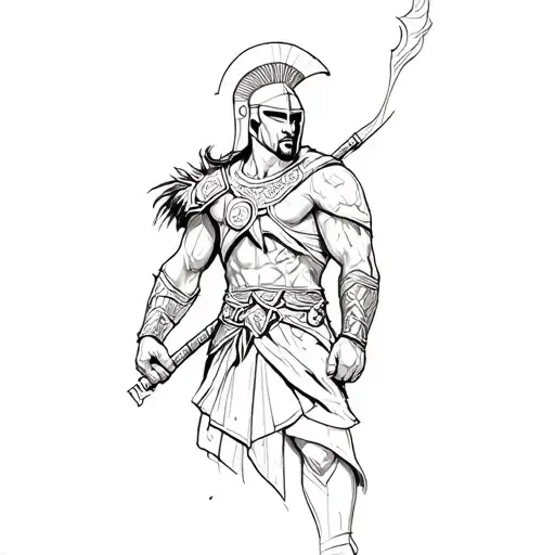 A Spartan Warrior