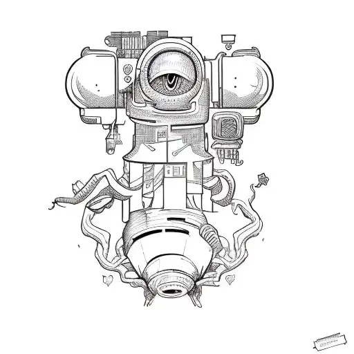 A Cartoon Character With A Brain