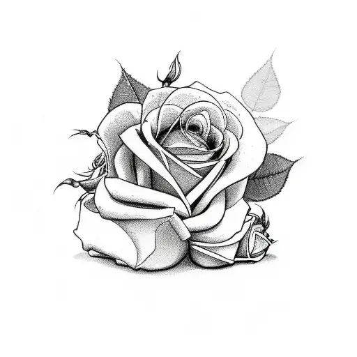 Baby Foot With Roses