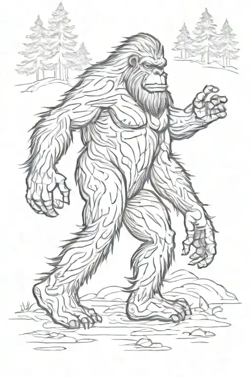 Bigfoot Walking