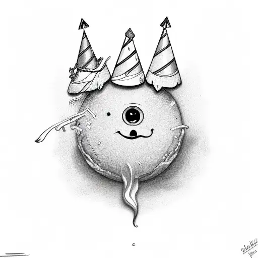 Birthday Date With Fancy Writing