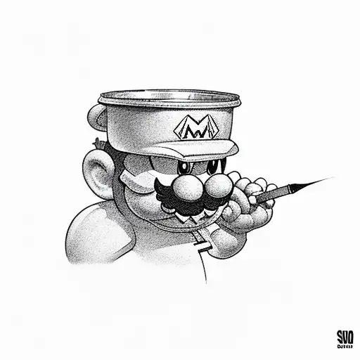 Suoer Mario With The Doublecup