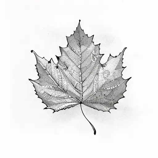 Leaf With Latter J K J