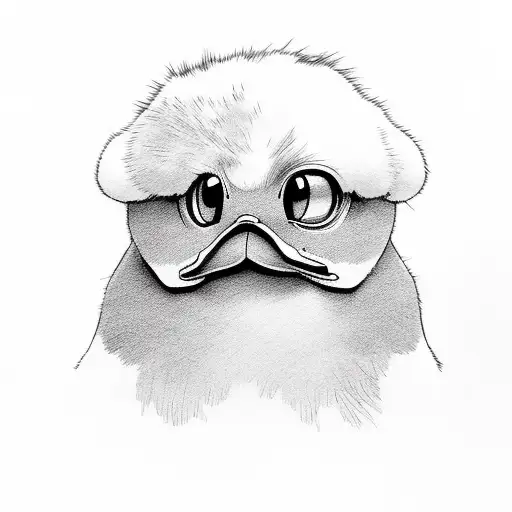 Psyduck Realistic Dark Eyes