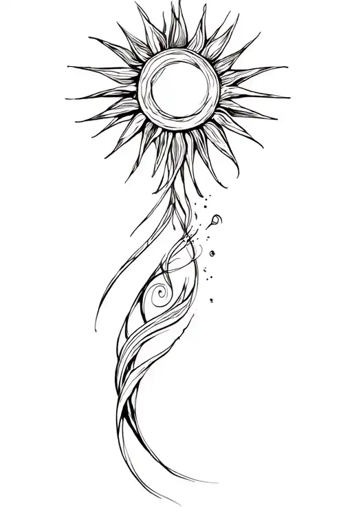 Sun Shining Abstract Elegant