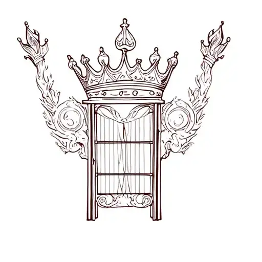 The Name Gates With A King Crown Simple
