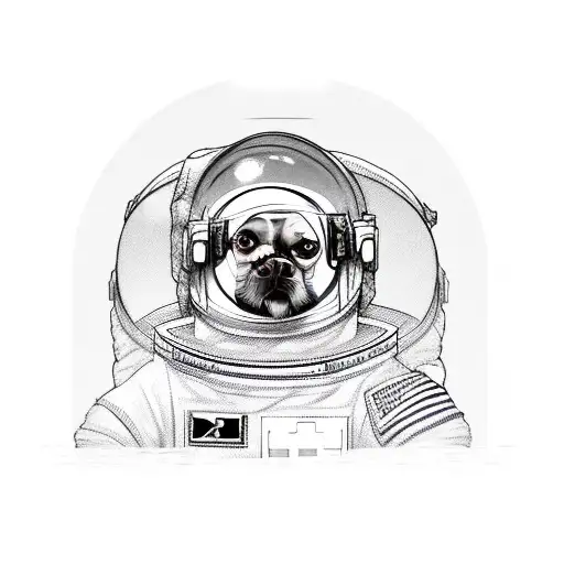 Three Dogs In Astronaut Suits