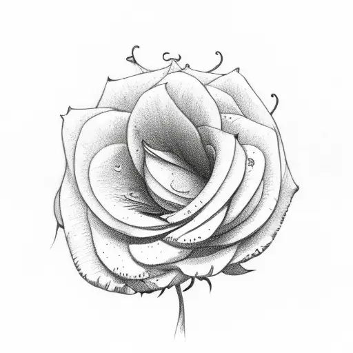 Delicate Sword Rounded Of Flowers