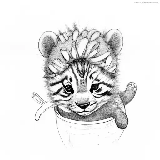 Child With Dreads Laying In A Baby Cub