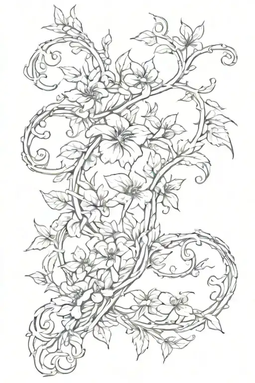 Vine Wrap Around Arm Sleeve
