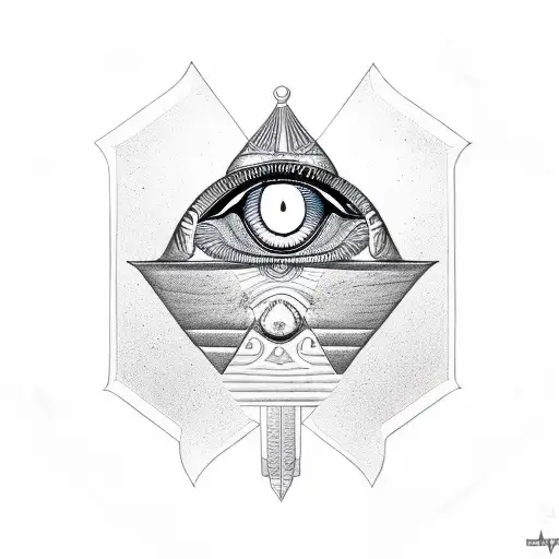 Egyptian Scarab With Eye Of Ra