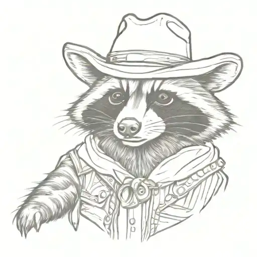 Cowboy Raccoon