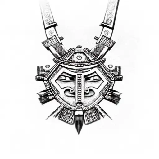 Aztec Warrior Necklace
