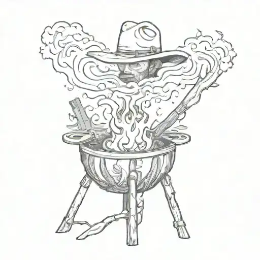 Cowboy Camp Fire