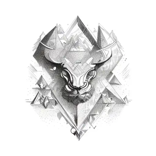 A Branding And Marketing Symbol Incorporating Elements Of Nature And Art