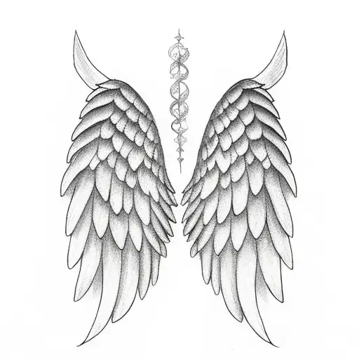 Angel Wings Love Forever