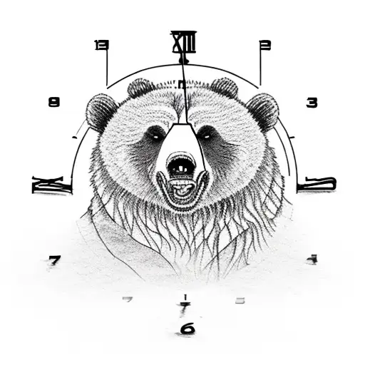 Grizzly And A Clock