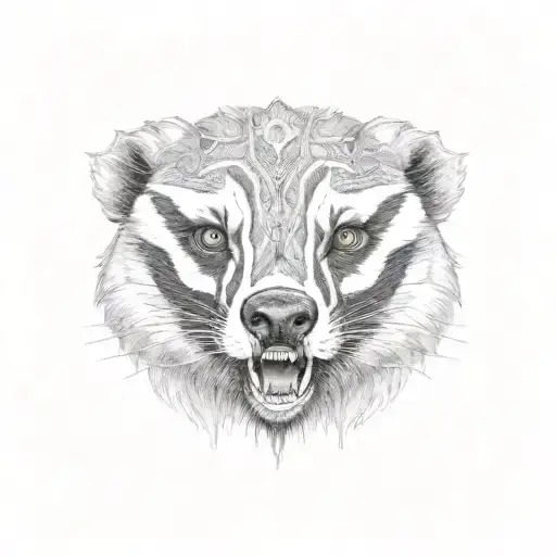 American Badger Totem Animal