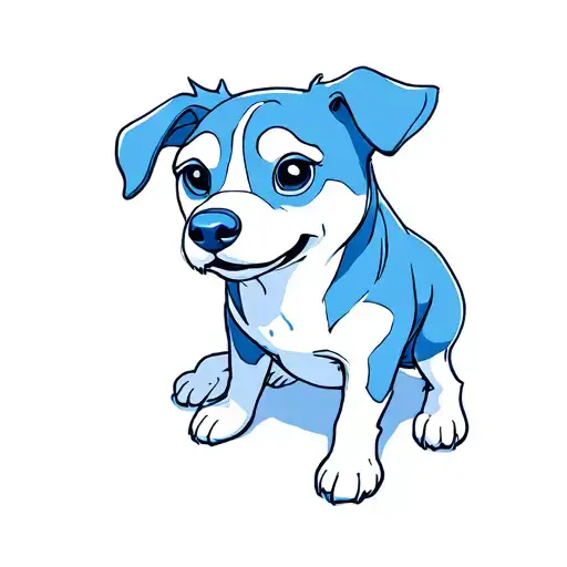 Bluey Dog Cartoon