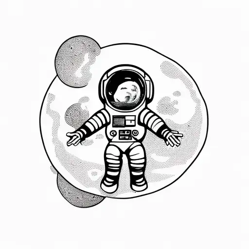 Sitting Astronaut