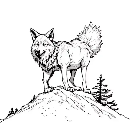 Coyote On The Mountain