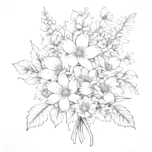 Birth Month Flower Bouquet