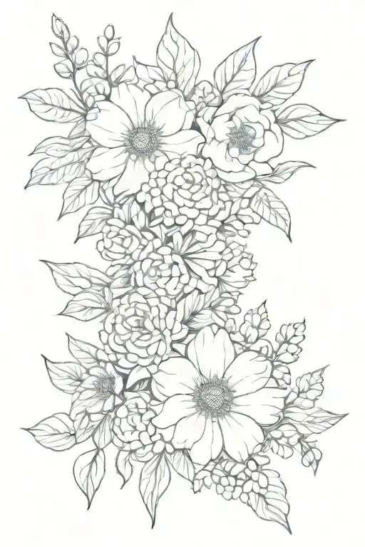 March And November Birth Flowers Bouquet