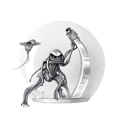 Alien Lifting Trophies