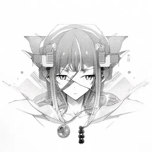 Abstract Objects Inspired By Anime Characters