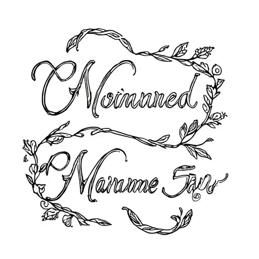 Kids Names Intertwined