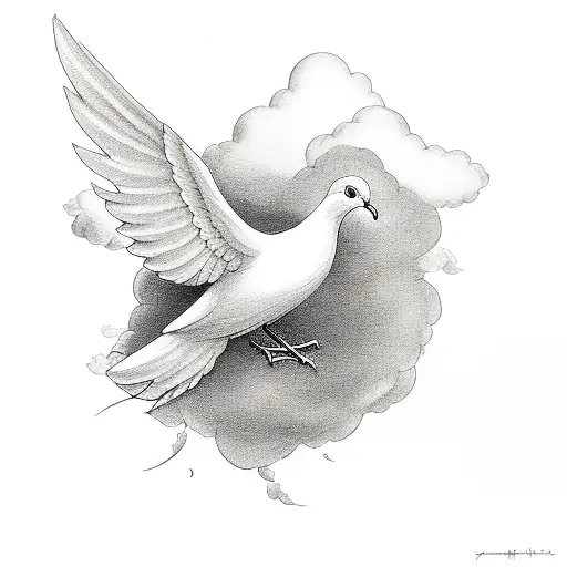 Dove And Cloud
