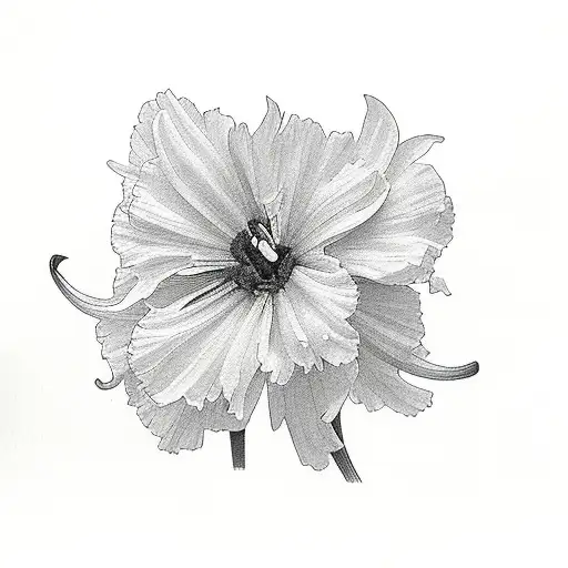 Carnation Daffodil Daisy Larkspur Poppy Bouquet