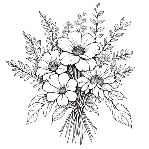 Birth Month Flower Bouquet